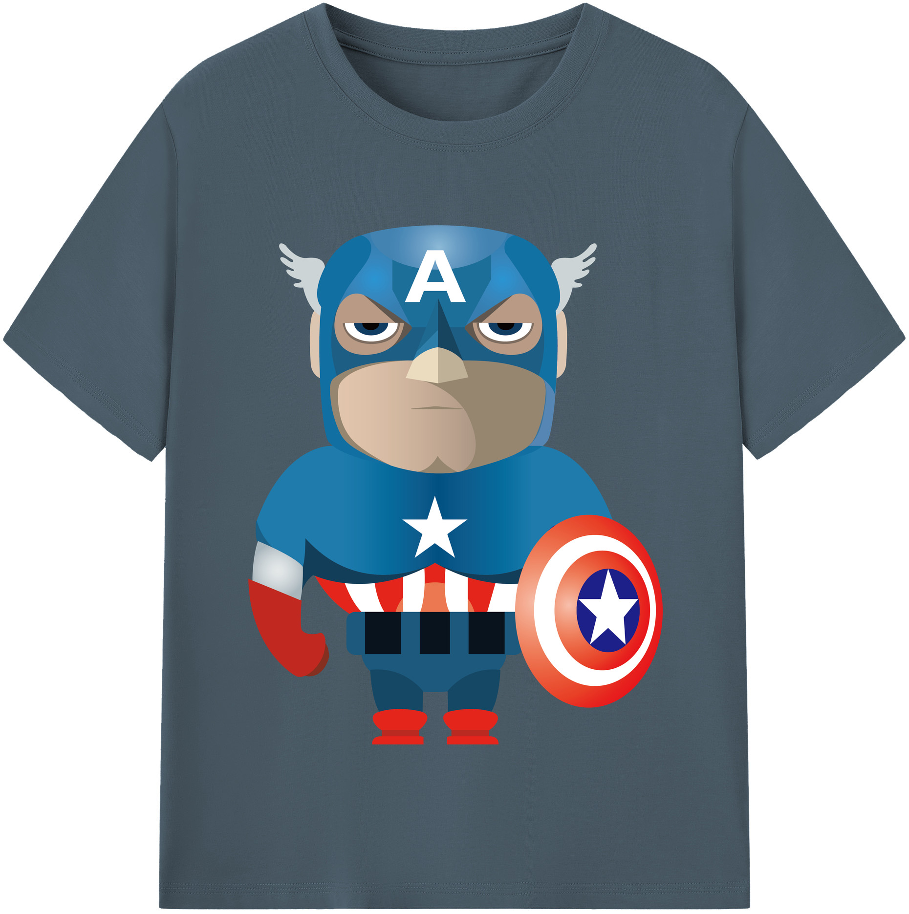 （画像用） アベンジャーズ The Avengers 綿100％半袖Tシャツ（フロントプリント）